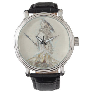Schets van het standbeeld van Athena Watch - Elega Horloge