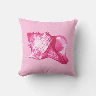 Schets van het zakje - fuchsia roze en wit kussen