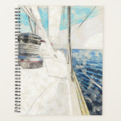 Schets van het zeilschip bij Zee Planner - Nautisc (Voorkant)