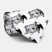 Schets van hockeyshot op doel stropdas (Opgerold)