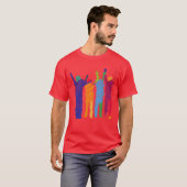 Schets van kleine jongen t-shirt (Voorkant volledig)