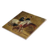 Schets van Koningin Victoria, de Prins Consort & H Tegeltje (Zijkant)