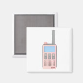 Schets van moderne walkie talkie magneet (Voorkant / Achterkant)