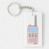 Schets van moderne walkie talkie sleutelhanger (Voorkant)