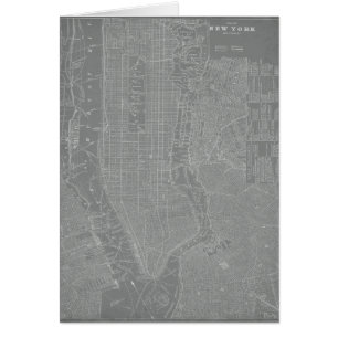 Schets van New York City Map