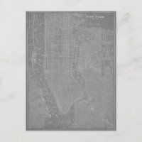 Schets van New York City Map