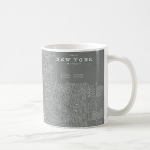 Schets van New York City Map Koffiemok