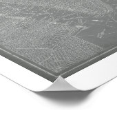 Schets van New York City Map Poster (Hoek)