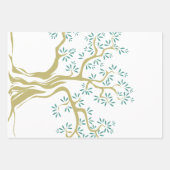 Schets van olijfbomen inpakpapier vel (Voorkant 3)