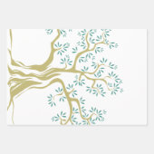 Schets van olijfbomen inpakpapier vel (Voorkant 2)