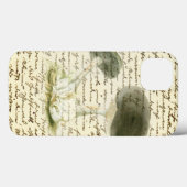 Schets van paddenstoelen vervaafde tekst, verstroo Case-Mate iPhone case (Achterkant (horizontaal))