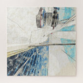 Schets van Sail Vessel Surfen door het Zee Legpuzzel (Horizontaal)