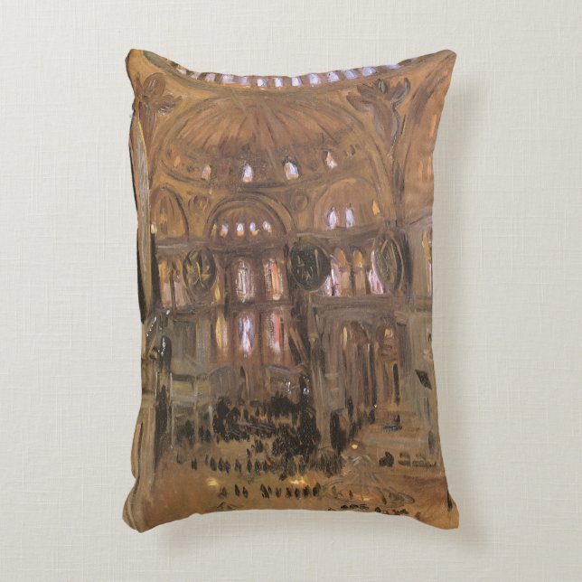 Schets van Santa Sophia door John Singer Sargent Accent Kussen (Voorkant(Verticaal))