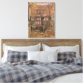 Schets van Santa Sophia door John Singer Sargent Canvas Afdruk (Insitu (Slaapkamer))