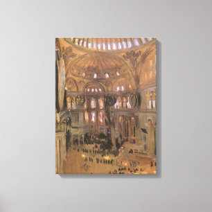 Schets van Santa Sophia door John Singer Sargent Canvas Afdruk