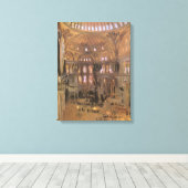 Schets van Santa Sophia door John Singer Sargent Canvas Afdruk (Insitu (Houten vloer))