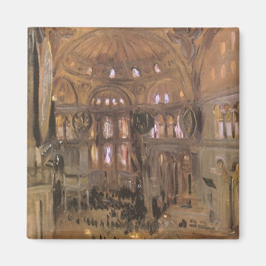 Schets van Santa Sophia door John Singer Sargent Magneet (Voorkant)