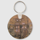 Schets van Santa Sophia door John Singer Sargent Sleutelhanger (Achterkant)