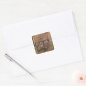 Schets van Santa Sophia door John Singer Sargent Vierkante Sticker (Envelop)