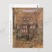 Schets van Santa Sophia van John Singer Sargent Briefkaart (Voorkant / Achterkant)