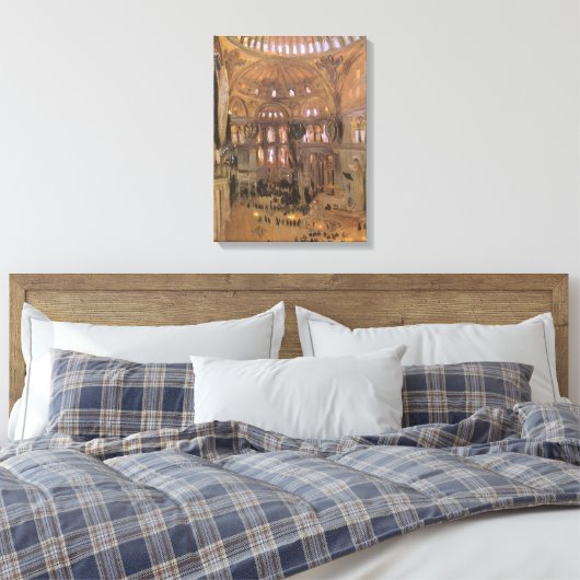 Schets van Santa Sophia van John Singer Sargent Canvas Afdruk (Insitu (Slaapkamer))