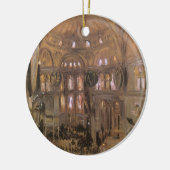 Schets van Santa Sophia van John Singer Sargent Keramisch Ornament (Links)