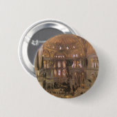 Schets van Santa Sophia van John Singer Sargent Ronde Button 5,7 Cm (Voorkant /achterkant)