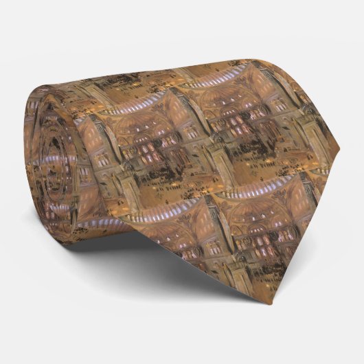 Schets van Santa Sophia van John Singer Sargent Stropdas (Opgerold)