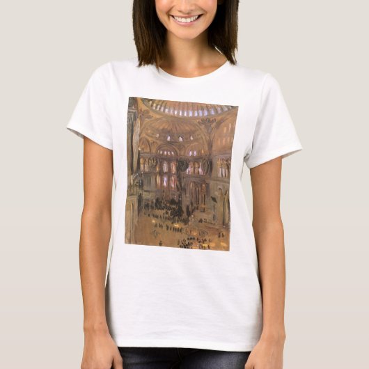 Schets van Santa Sophia van John Singer Sargent T-shirt (Voorkant)