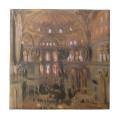 Schets van Santa Sophia van John Singer Sargent Tegeltje (Voorkant)
