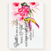 Schets van schoon hart notitieboek (Voorkant)