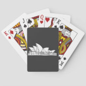 Schets van Sydney Opera House Australia Pokerkaarten (Achterkant)