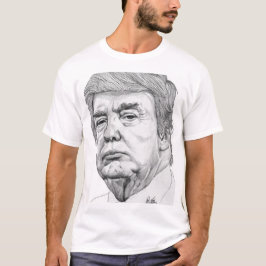 schets van Trump T-shirt