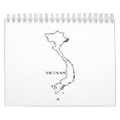 schets van Vietnam Kalender (Hoes)