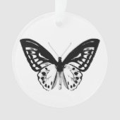 Schets van vlinder, zwart-wit ornament (voorkant)