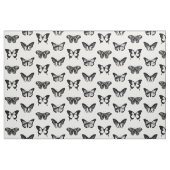 Schets van vlinder, zwart-wit stof (Fat Quarter)