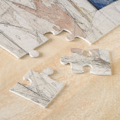 Schets van wandelen in traditionele Griekse strate Legpuzzel (Zijkant)