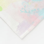 Schets van Waterverf met hand getrokken schoeisel  Fleece Deken (Hoek)