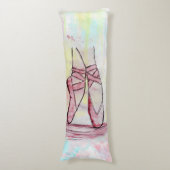 Schets van Waterverf met hand getrokken schoeisel Lichaamskussen (Voorkant Verticaal)