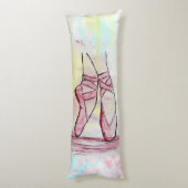 Schets van Waterverf met hand getrokken schoeisel Lichaamskussen (Achterkant (Verticaal))