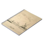 Schets van Windmolens Notitieboek (Linkerzijde)