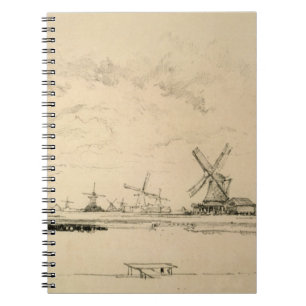 Schets van Windmolens Notitieboek