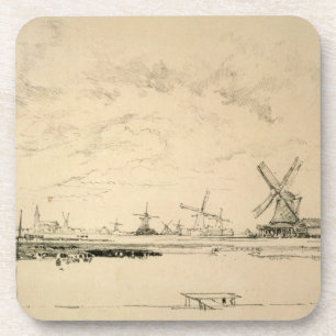 Schets van Windmolens Onderzetter