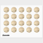 Schets van windmolens stickers (Vel)