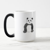 Schets van zwarte en witte panda magische mok (Links)