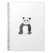 Schets van zwarte en witte panda notitieboek (Voorkant)