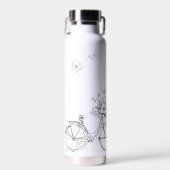 Schets Verzameling Vintage Doodles Waterfles (Voorkant)