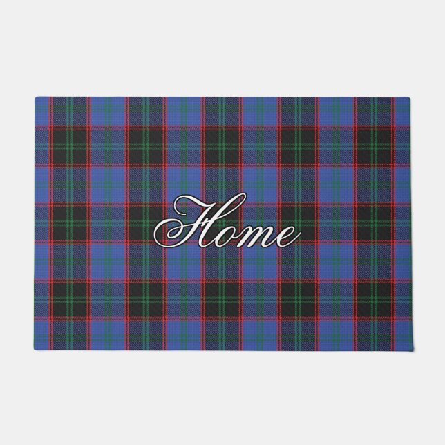 Schets Vista Clan Home Hume Tartan Pset Deurmat (Voorkant)