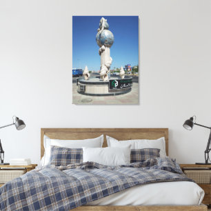 Schets voor de bewoners van de zee canvas afdruk