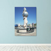 Schets voor de bewoners van de zee canvas afdruk (Insitu (Houten vloer))